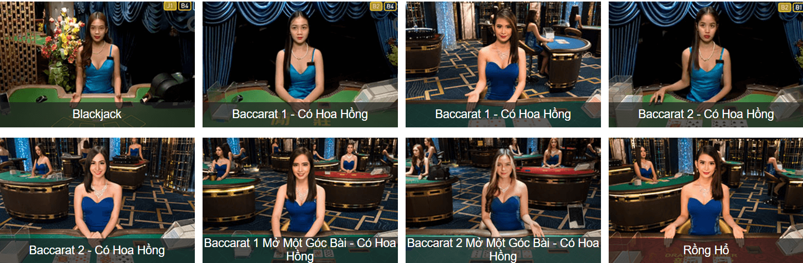 Lựa chọn bàn chơi Baccarat