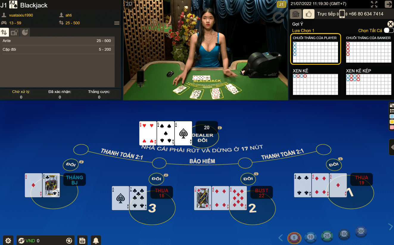 Cách chơi Blackjack chi tiết