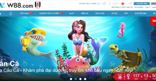 Chơi game online kiếm tiền với các trò chơi hấp dẫn tại W88