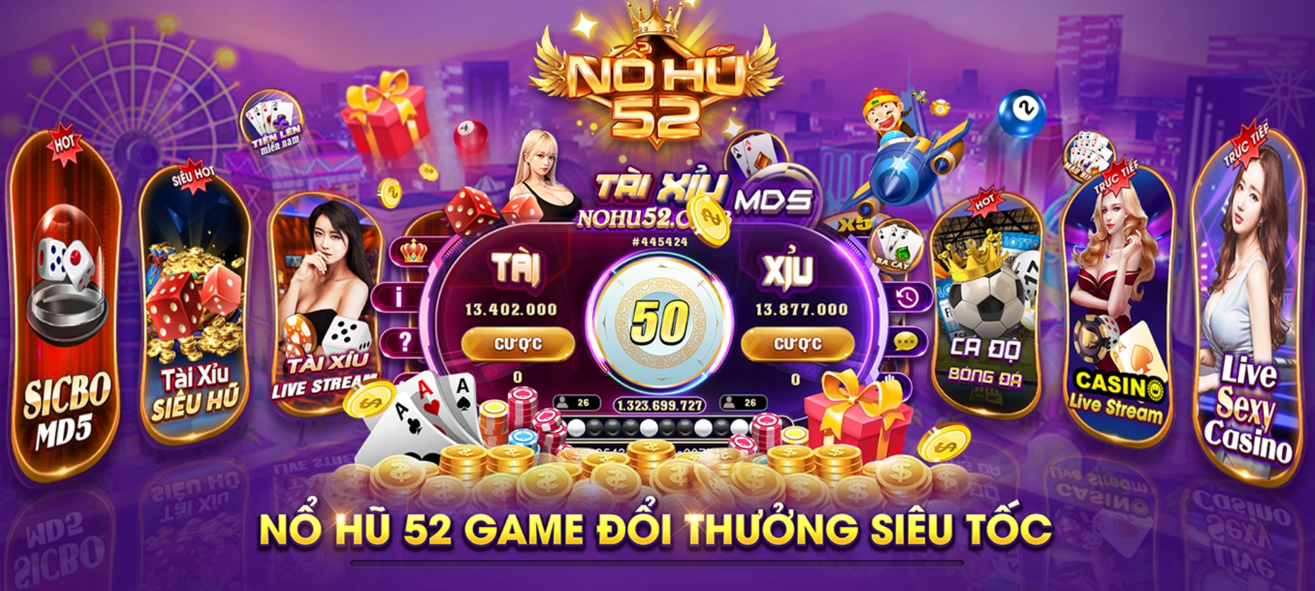 Khuyến mãi ngập mặt khi tải app Nohu52 thành công