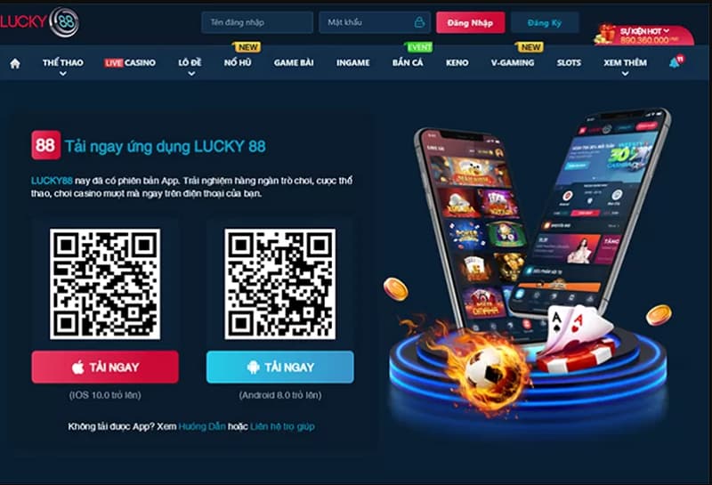 Hướng dẫn tải app lucky88 cho mọi phiên bản điện thoại