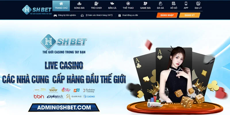 Các sản phẩm tại Casino online Shbet